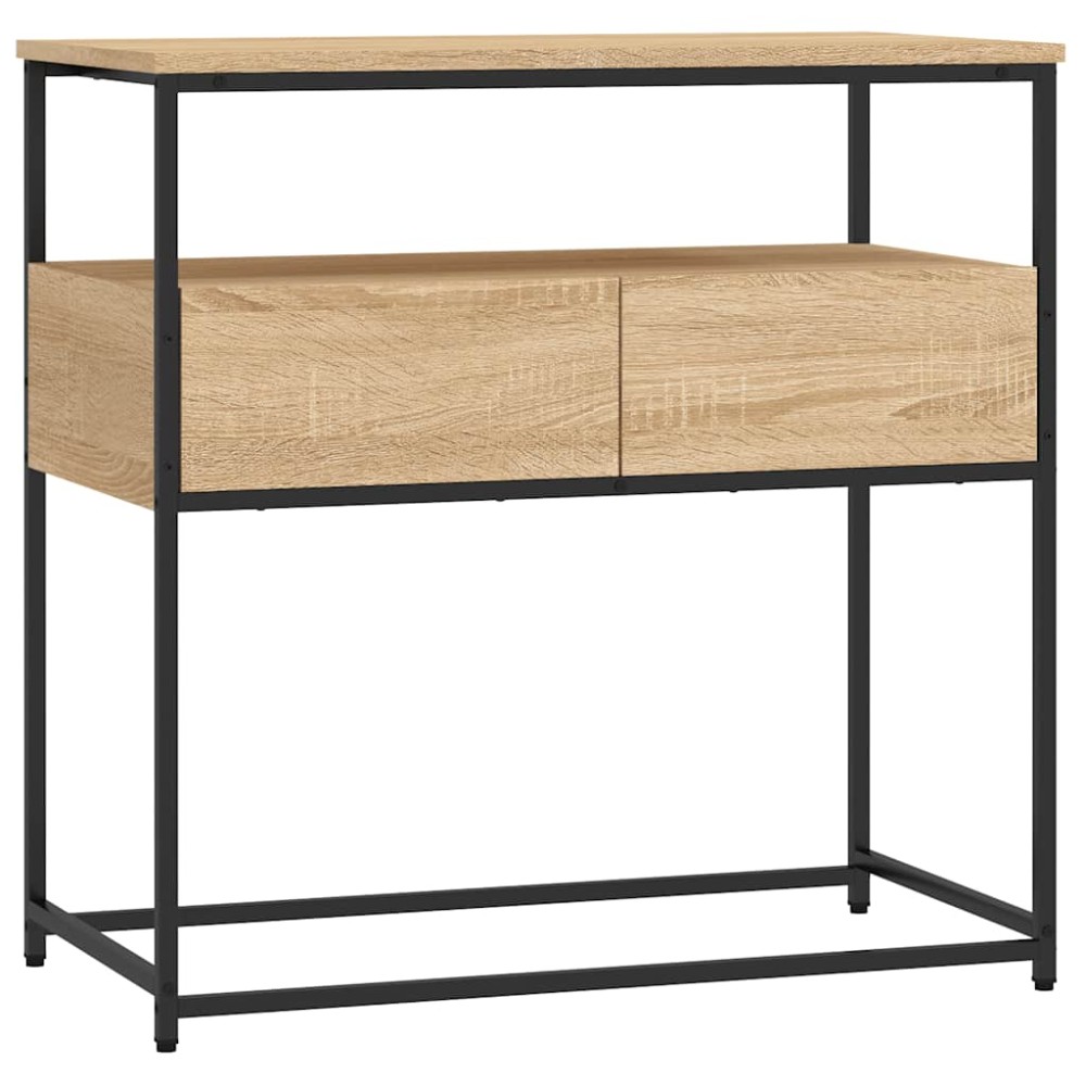 vidaXL Masă consolă, stejar sonoma, 75x40x75 cm, lemn prelucrat