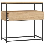 vidaXL Masă consolă, stejar sonoma, 75x40x75 cm, lemn prelucrat vidaXL Masă consolă, stejar sonoma, 75x40x75 cm, lemn prelucrat