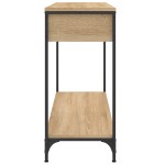 vidaXL Măsuță consolă, stejar sonoma, 100x34,5x75 cm, lemn prelucrat vidaXL Măsuță consolă, stejar sonoma, 100x34,5x75 cm, lemn prelucrat