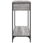 vidaXL Masă consolă, gri sonoma, 75x34,5x75 cm, lemn prelucrat