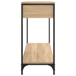 vidaXL Măsuță consolă, stejar sonoma, 100x34,5x75 cm, lemn prelucrat vidaXL Măsuță consolă, stejar sonoma, 100x34,5x75 cm, lemn prelucrat