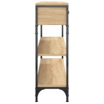 vidaXL Măsuță consolă, stejar sonoma, 100x25x75 cm, lemn prelucrat vidaXL Măsuță consolă, stejar sonoma, 100x25x75 cm, lemn prelucrat