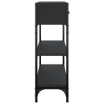 vidaXL Măsuță consolă, negru, 72,5x25x75 cm, lemn compozit vidaXL Măsuță consolă, negru, 72,5x25x75 cm, lemn compozit