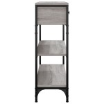 vidaXL Măsuță consolă, gri sonoma, 72,5x25x75 cm, lemn prelucrat vidaXL Măsuță consolă, gri sonoma, 72,5x25x75 cm, lemn prelucrat