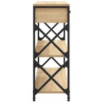 vidaXL Masă consolă, stejar sonoma, 75x28x75 cm, lemn prelucrat vidaXL Masă consolă, stejar sonoma, 75x28x75 cm, lemn prelucrat