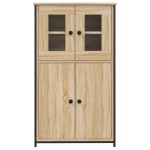vidaXL Dulap înalt, stejar sonoma, 62x32x106,5 cm, lemn prelucrat