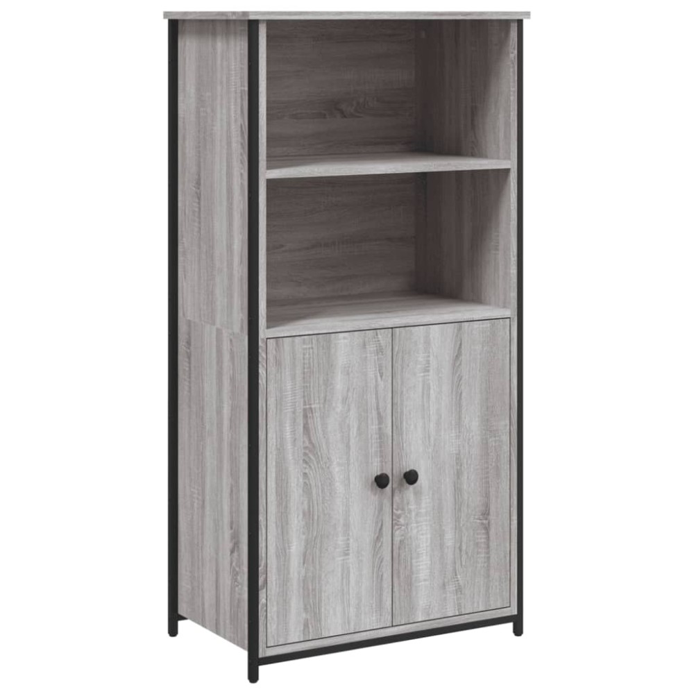 vidaXL Dulap înalt, gri sonoma, 62x36x121,5 cm, lemn compozit