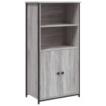 vidaXL Dulap înalt, gri sonoma, 62x36x121,5 cm, lemn compozit