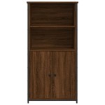 vidaXL Dulap înalt, stejar maro, 62x36x121,5 cm, lemn compozit