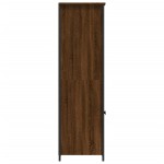 vidaXL Dulap înalt, stejar maro, 62x36x121,5 cm, lemn compozit