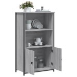 vidaXL Dulap înalt, gri sonoma, 62x32x103,5 cm, lemn compozit