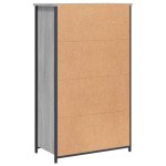 vidaXL Dulap înalt, gri sonoma, 62x32x103,5 cm, lemn compozit