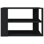 vidaXL Măsuță de cafea, negru, 59,5x59,5x40 cm, lemn compozit vidaXL Măsuță de cafea, negru, 59,5x59,5x40 cm, lemn compozit