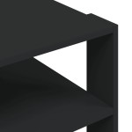 vidaXL Măsuță de cafea, negru, 59,5x59,5x40 cm, lemn compozit vidaXL Măsuță de cafea, negru, 59,5x59,5x40 cm, lemn compozit