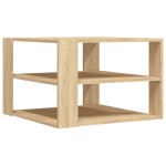 vidaXL Măsuță de cafea, stejar sonoma, 59,5x59,5x40 cm, lemn compozit vidaXL Măsuță de cafea, stejar sonoma, 59,5x59,5x40 cm, lemn compozit