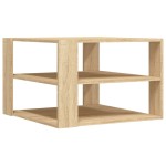 vidaXL Măsuță de cafea, stejar sonoma, 59,5x59,5x40 cm, lemn compozit vidaXL Măsuță de cafea, stejar sonoma, 59,5x59,5x40 cm, lemn compozit