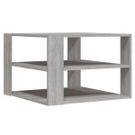 vidaXL Măsuță de cafea, gri sonoma, 59,5x59,5x40 cm, lemn compozit