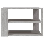vidaXL Măsuță de cafea, gri sonoma, 59,5x59,5x40 cm, lemn compozit
