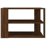 vidaXL Măsuță de cafea, stejar maro, 59,5x59,5x40 cm, lemn prelucrat vidaXL Măsuță de cafea, stejar maro, 59,5x59,5x40 cm, lemn prelucrat