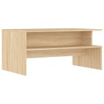 vidaXL Măsuță de cafea, stejar sonoma, 90x55x42,5 cm, lemn prelucrat