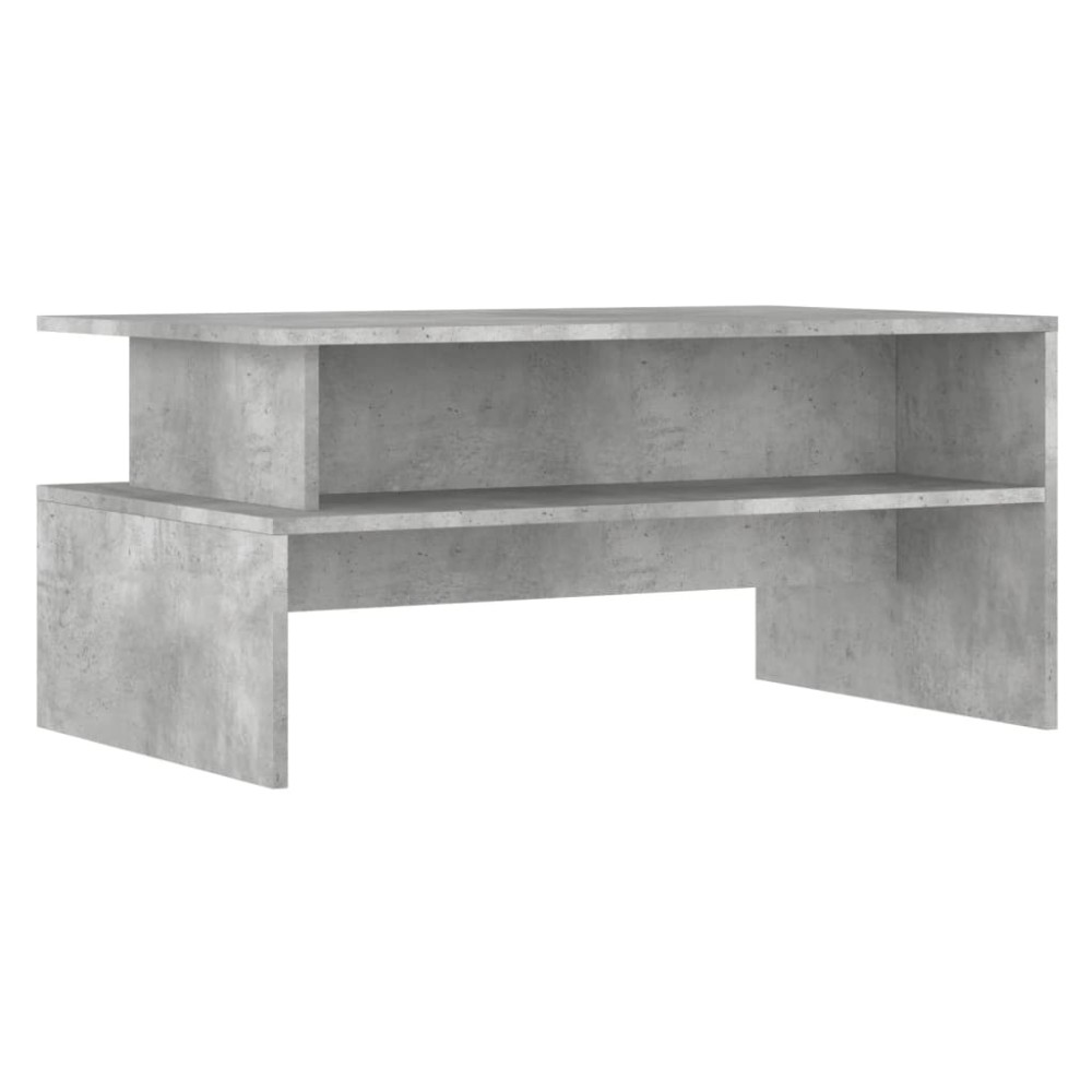vidaXL Măsuță de cafea, gri beton, 90x55x42,5 cm, lemn prelucrat