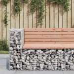 vidaXL Bancă de grădină design gabion 92x71x65,5 cm lemn masiv Douglas vidaXL Bancă de grădină design gabion 92x71x65,5 cm lemn masiv Douglas