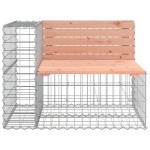 vidaXL Bancă de grădină design gabion 92x71x65,5 cm lemn masiv Douglas vidaXL Bancă de grădină design gabion 92x71x65,5 cm lemn masiv Douglas
