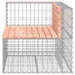 vidaXL Bancă de grădină design gabion 92x71x65,5 cm lemn masiv Douglas vidaXL Bancă de grădină design gabion 92x71x65,5 cm lemn masiv Douglas