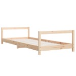 vidaXL Cadru de pat pentru copii, 80x200 cm, lemn masiv de pin