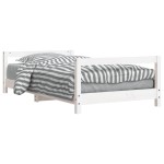 vidaXL Cadru de pat pentru copii, 80x160 cm, lemn masiv de pin vidaXL Cadru de pat pentru copii, 80x160 cm, lemn masiv de pin