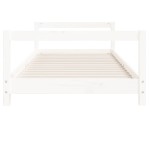vidaXL Cadru de pat pentru copii, 80x160 cm, lemn masiv de pin vidaXL Cadru de pat pentru copii, 80x160 cm, lemn masiv de pin