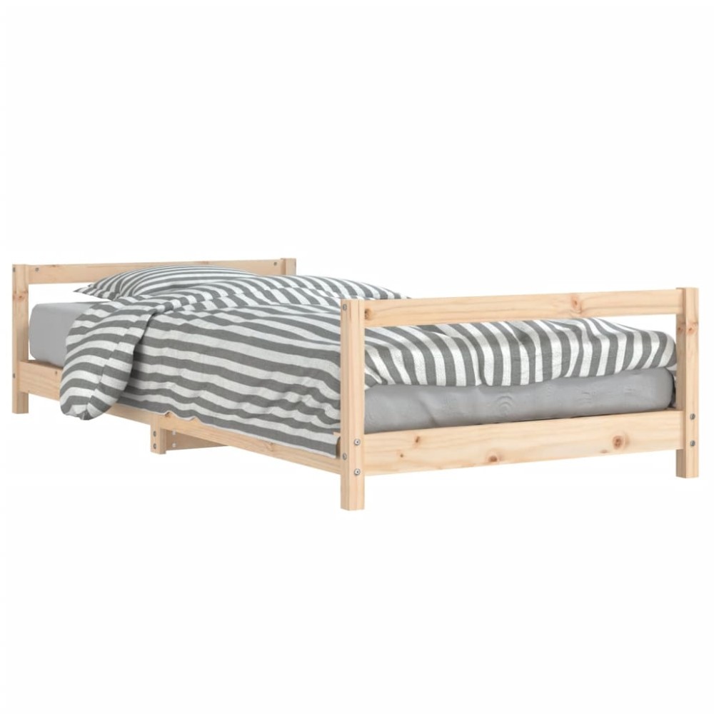 vidaXL Cadru de pat pentru copii, 90x190 cm, lemn masiv de pin