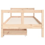 vidaXL Cadru pat copii cu sertare, 80x200 cm, lemn masiv de pin