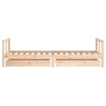 vidaXL Cadru pat copii cu sertare, 80x200 cm, lemn masiv de pin