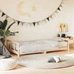 vidaXL Cadru pat pentru copii, 90x200 cm, lemn masiv de pin vidaXL Cadru pat pentru copii, 90x200 cm, lemn masiv de pin