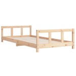 vidaXL Cadru pat pentru copii, 90x200 cm, lemn masiv de pin vidaXL Cadru pat pentru copii, 90x200 cm, lemn masiv de pin