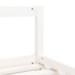 vidaXL Cadru de pat pentru copii, alb, 90x200 cm, lemn masiv de pin vidaXL Cadru de pat pentru copii, alb, 90x200 cm, lemn masiv de pin