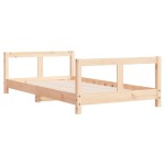 vidaXL Cadru de pat pentru copii, 80x160 cm, lemn masiv de pin vidaXL Cadru de pat pentru copii, 80x160 cm, lemn masiv de pin