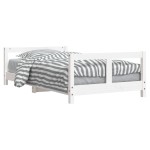 vidaXL Cadru de pat pentru copii, 80x160 cm, lemn masiv de pin vidaXL Cadru de pat pentru copii, 80x160 cm, lemn masiv de pin