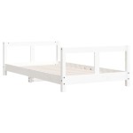 vidaXL Cadru de pat pentru copii, 80x160 cm, lemn masiv de pin vidaXL Cadru de pat pentru copii, 80x160 cm, lemn masiv de pin