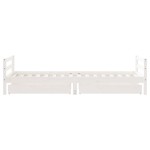 vidaXL Cadru pat copii cu sertare, alb, 80x200 cm, lemn masiv de pin vidaXL Cadru pat copii cu sertare, alb, 80x200 cm, lemn masiv de pin