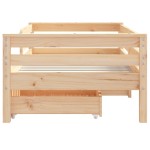 vidaXL Cadru de pat cu sertare de copii, 70x140 cm, lemn masiv de pin vidaXL Cadru de pat cu sertare de copii, 70x140 cm, lemn masiv de pin