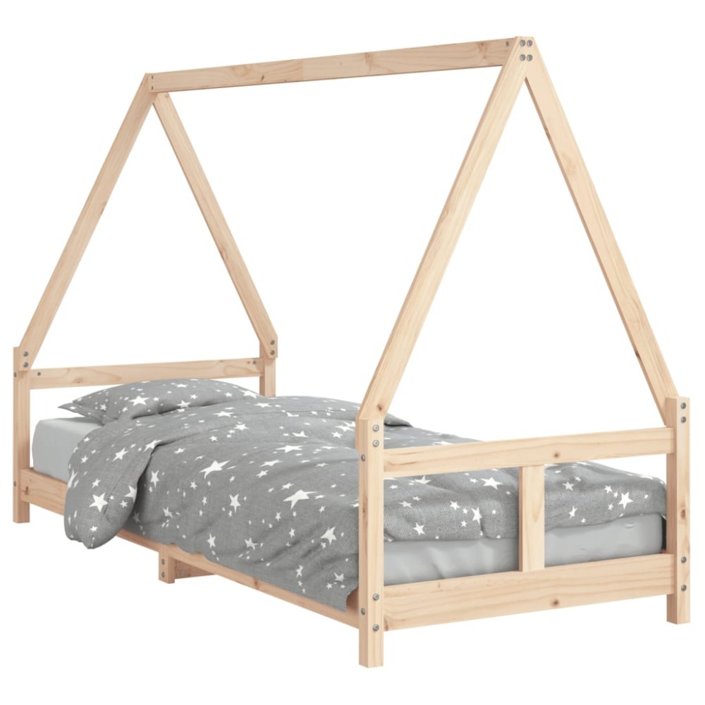 vidaXL Cadru de pat pentru copii, 80x200 cm, lemn masiv de pin