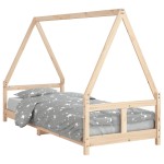 vidaXL Cadru de pat pentru copii, 80x200 cm, lemn masiv de pin vidaXL Cadru de pat pentru copii, 80x200 cm, lemn masiv de pin