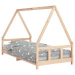 vidaXL Cadru pat pentru copii, 90x200 cm, lemn masiv de pin vidaXL Cadru pat pentru copii, 90x200 cm, lemn masiv de pin