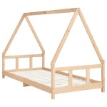 vidaXL Cadru pat pentru copii, 90x200 cm, lemn masiv de pin vidaXL Cadru pat pentru copii, 90x200 cm, lemn masiv de pin
