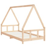vidaXL Cadru pat pentru copii, 90x200 cm, lemn masiv de pin vidaXL Cadru pat pentru copii, 90x200 cm, lemn masiv de pin