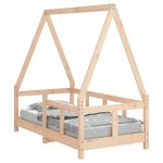 vidaXL Cadru de pat pentru copii, 70x140 cm, lemn masiv de pin vidaXL Cadru de pat pentru copii, 70x140 cm, lemn masiv de pin