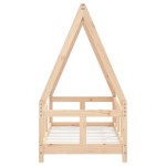 vidaXL Cadru de pat pentru copii, 70x140 cm, lemn masiv de pin vidaXL Cadru de pat pentru copii, 70x140 cm, lemn masiv de pin