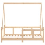 vidaXL Cadru de pat pentru copii, 70x140 cm, lemn masiv de pin vidaXL Cadru de pat pentru copii, 70x140 cm, lemn masiv de pin
